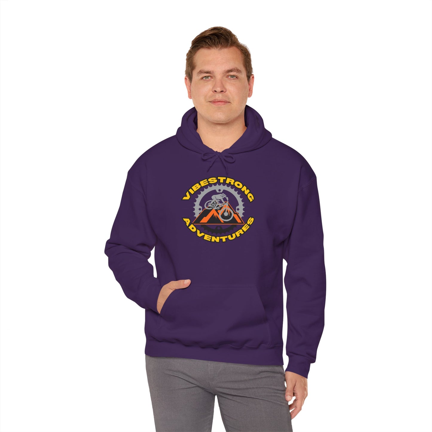Adventure Vibes Hoodie | Unisex Heavy Blend Hooded Sweatshirt | Outdoor, Camping, Travel Apparel, Cool Gift for Explorers