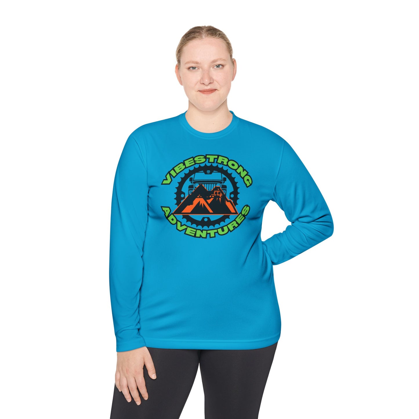 VibeStrong Adventure Tee | Unisex Long Sleeve T-Shirt, Outdoor Shirt, Travel Essentials, Adventure Gear, Gift for Explorers