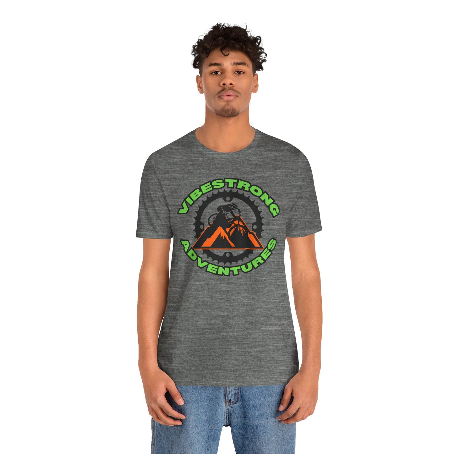 VibeStrong Adventures Tee - Unisex Outdoor Shirt, Gift for Adventurers, Travel Apparel, Nature Lover Clothing, Casual Wear