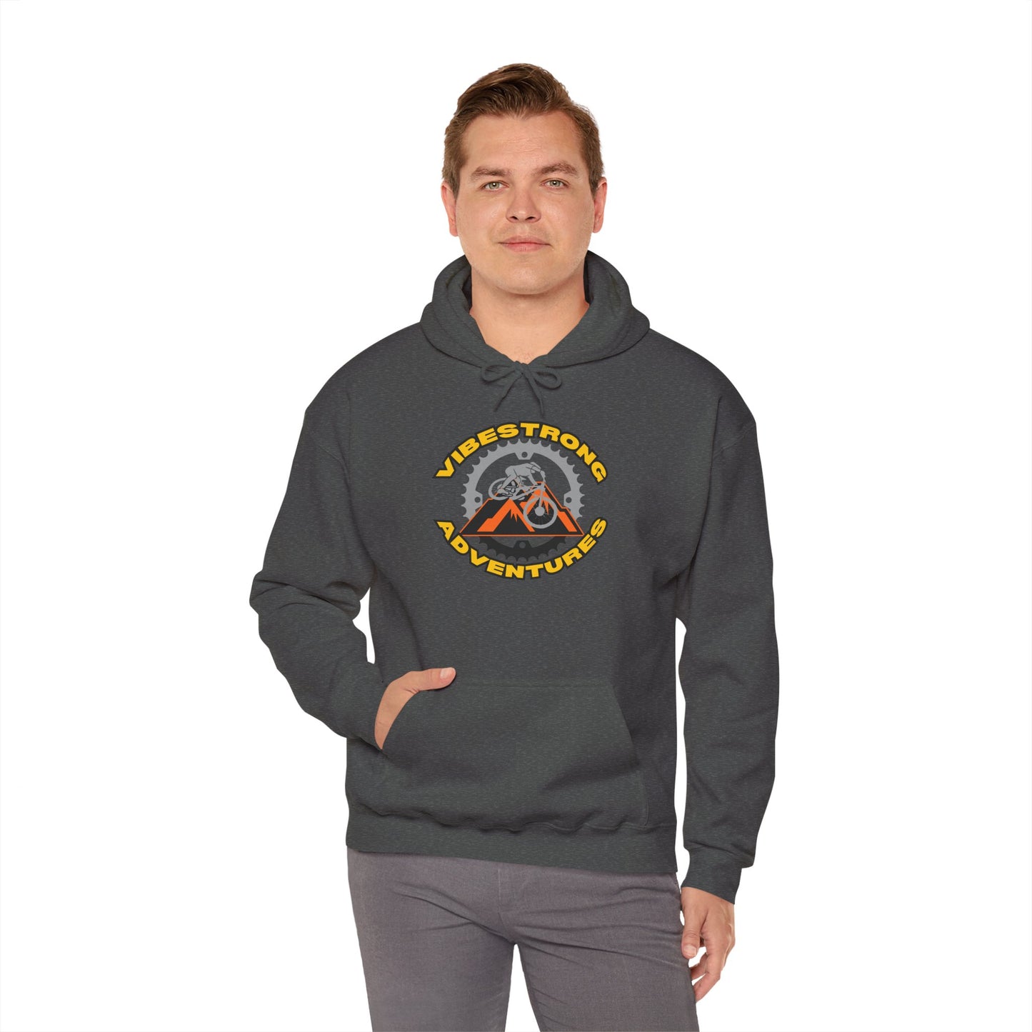 Adventure Vibes Hoodie | Unisex Heavy Blend Hooded Sweatshirt | Outdoor, Camping, Travel Apparel, Cool Gift for Explorers