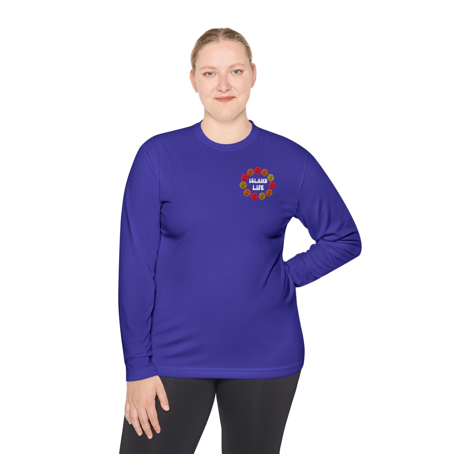 Island Life Long Sleeve Tee - Perfect for Tropical Vibes, Casual Wear, Vacation, Beach Parties, Summer Celebrations