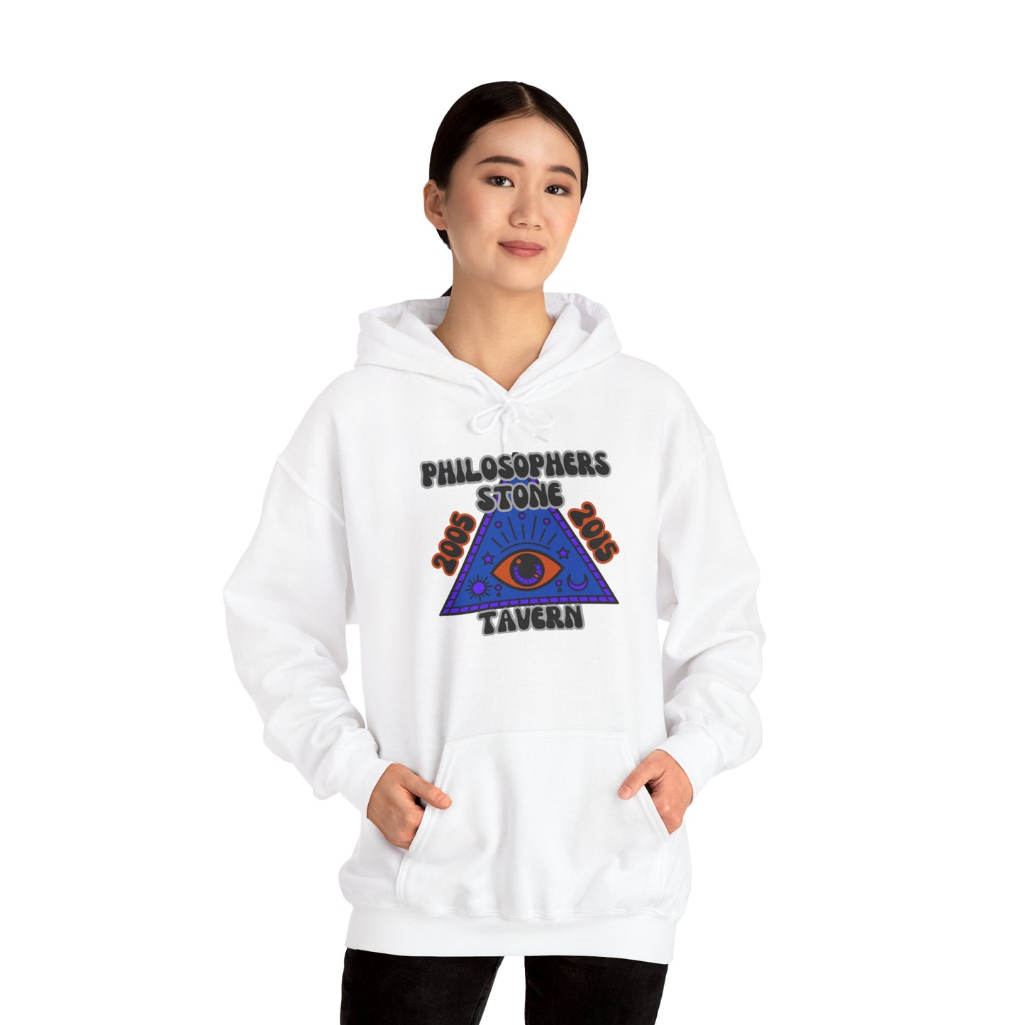 Philosopher's Stone Tavern Hoodie - Unisex Heavy Blend™ Sweatshirt with Eye Design