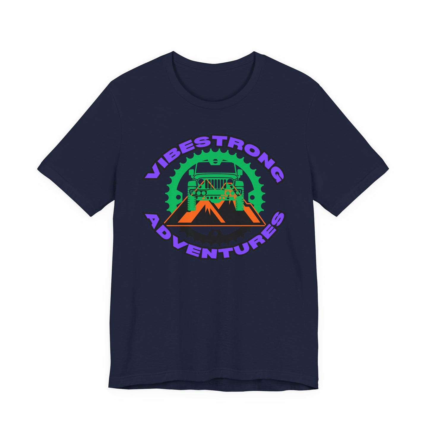 Vibrant Adventure Tee - Unisex Jersey Short Sleeve, Fun Outdoor Shirt, Travel Gift, Casual Wear, Summer Style, Adventure Lovers