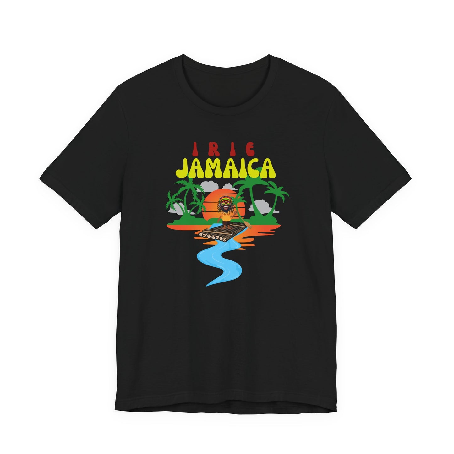 Unisex Jamaica Vibe Tee, Casual Summer Shirt, Tropical Graphic Tee, Gift for Travelers, Relaxed Fit T-Shirt