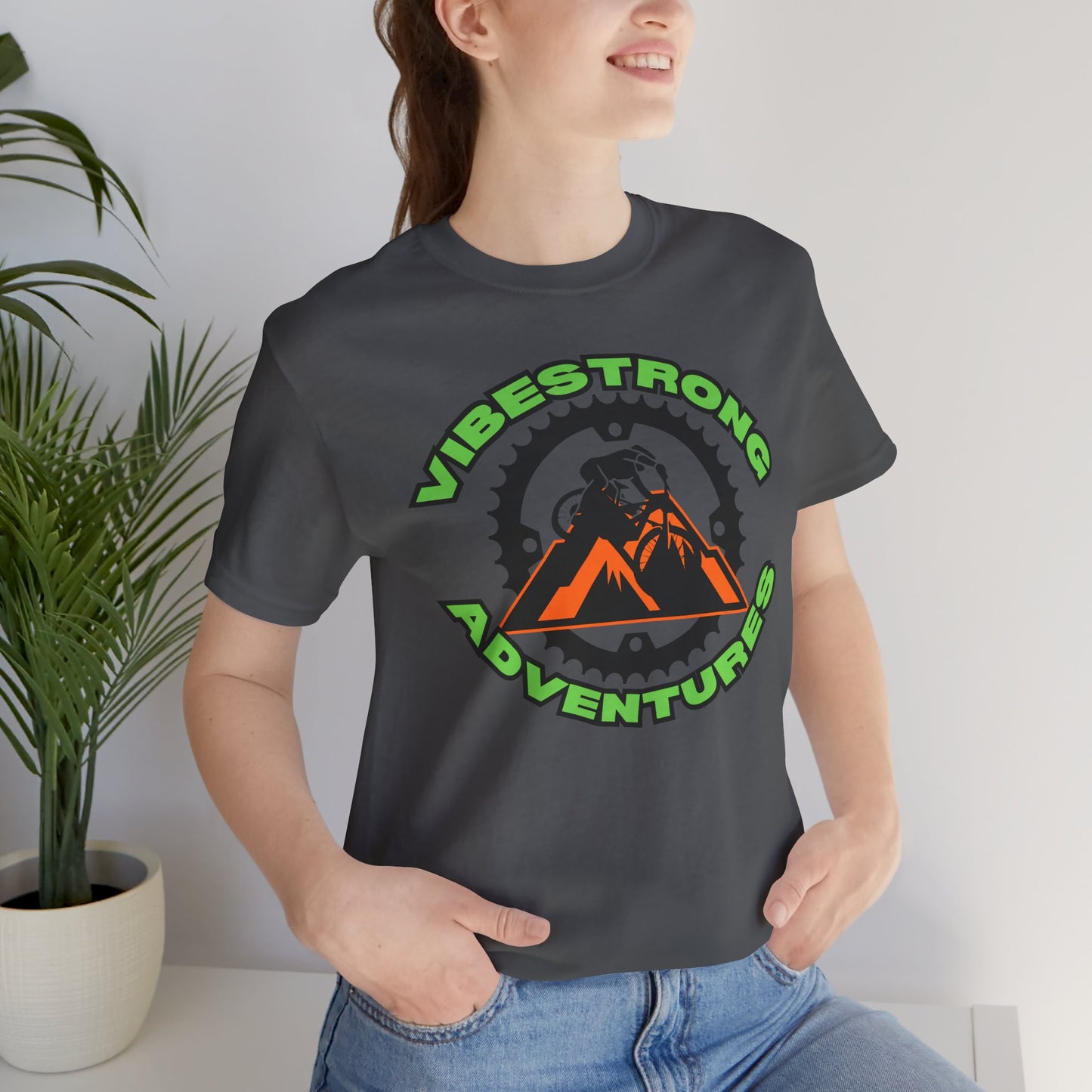 VibeStrong Adventures Tee - Unisex Outdoor Shirt, Gift for Adventurers, Travel Apparel, Nature Lover Clothing, Casual Wear