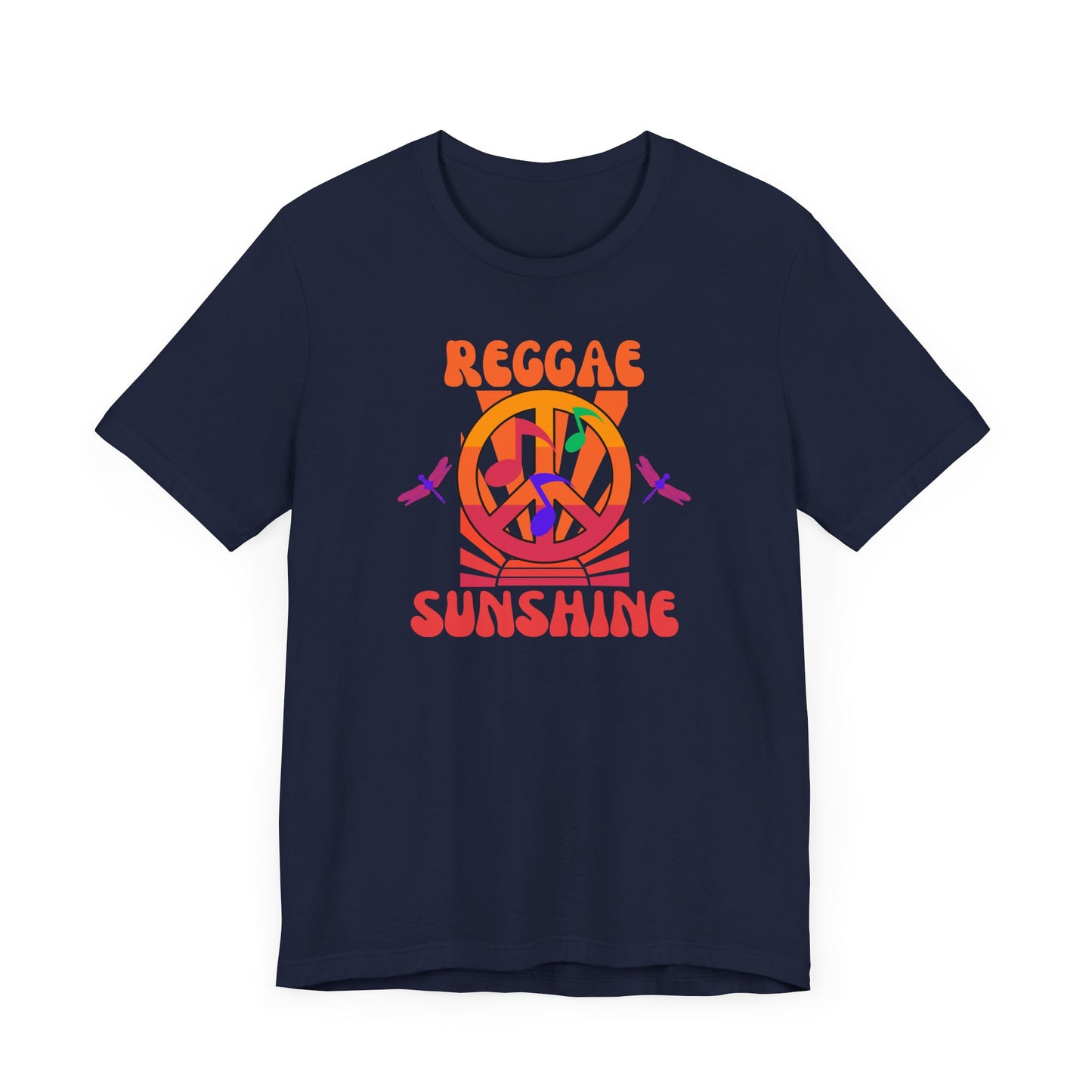 Retro Reggae Peace Vibes Tee