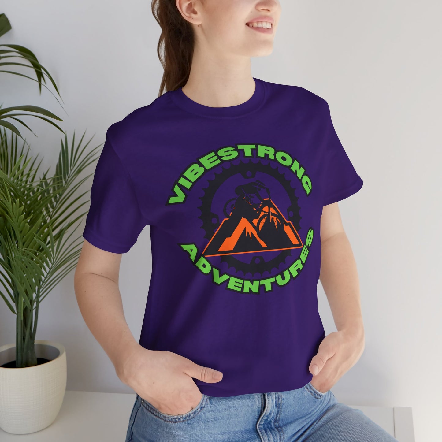 VibeStrong Adventures Tee - Unisex Outdoor Shirt, Gift for Adventurers, Travel Apparel, Nature Lover Clothing, Casual Wear
