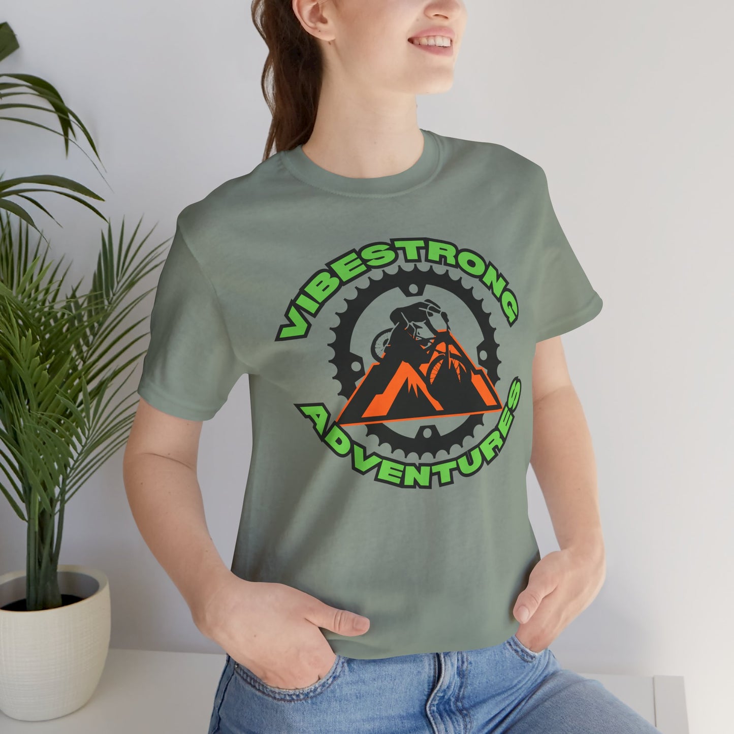 VibeStrong Adventures Tee - Unisex Outdoor Shirt, Gift for Adventurers, Travel Apparel, Nature Lover Clothing, Casual Wear
