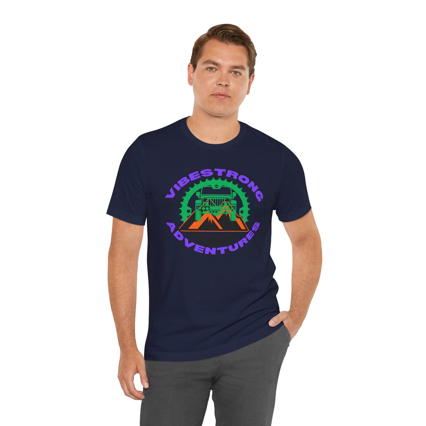 Vibrant Adventure Tee - Unisex Jersey Short Sleeve, Fun Outdoor Shirt, Travel Gift, Casual Wear, Summer Style, Adventure Lovers
