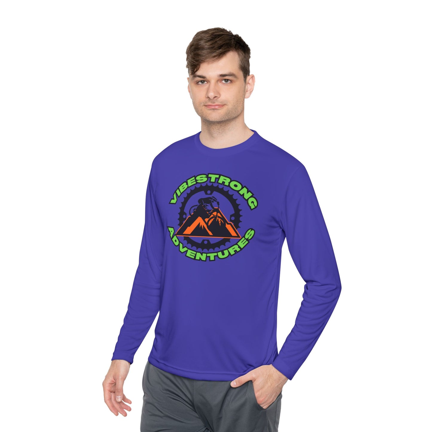 Vibes-Strong Adventure Tee | Unisex Long Sleeve Shirt, Outdoor Apparel, Travel Wear, Adventure Gift, Casual Style