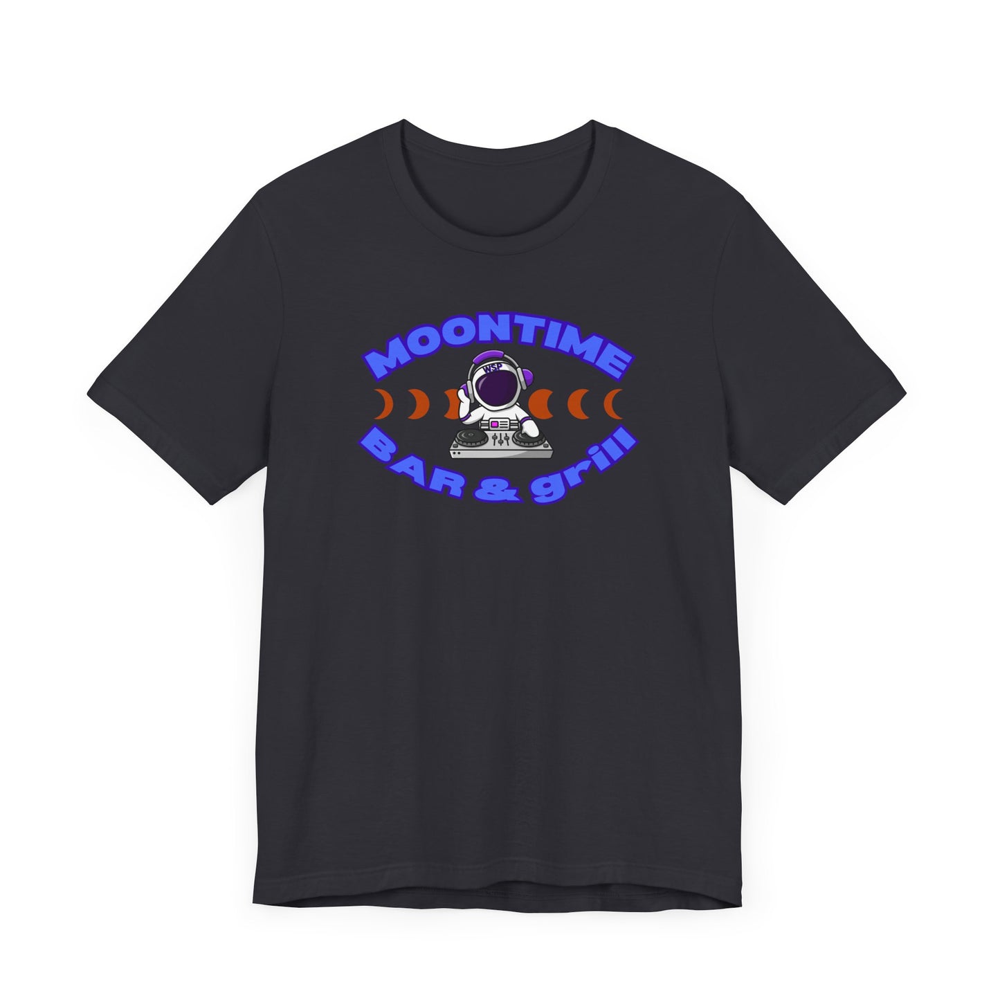Moontime Bar & Grill Astronaut Tee - Unisex Jersey Short Sleeve T-Shirt