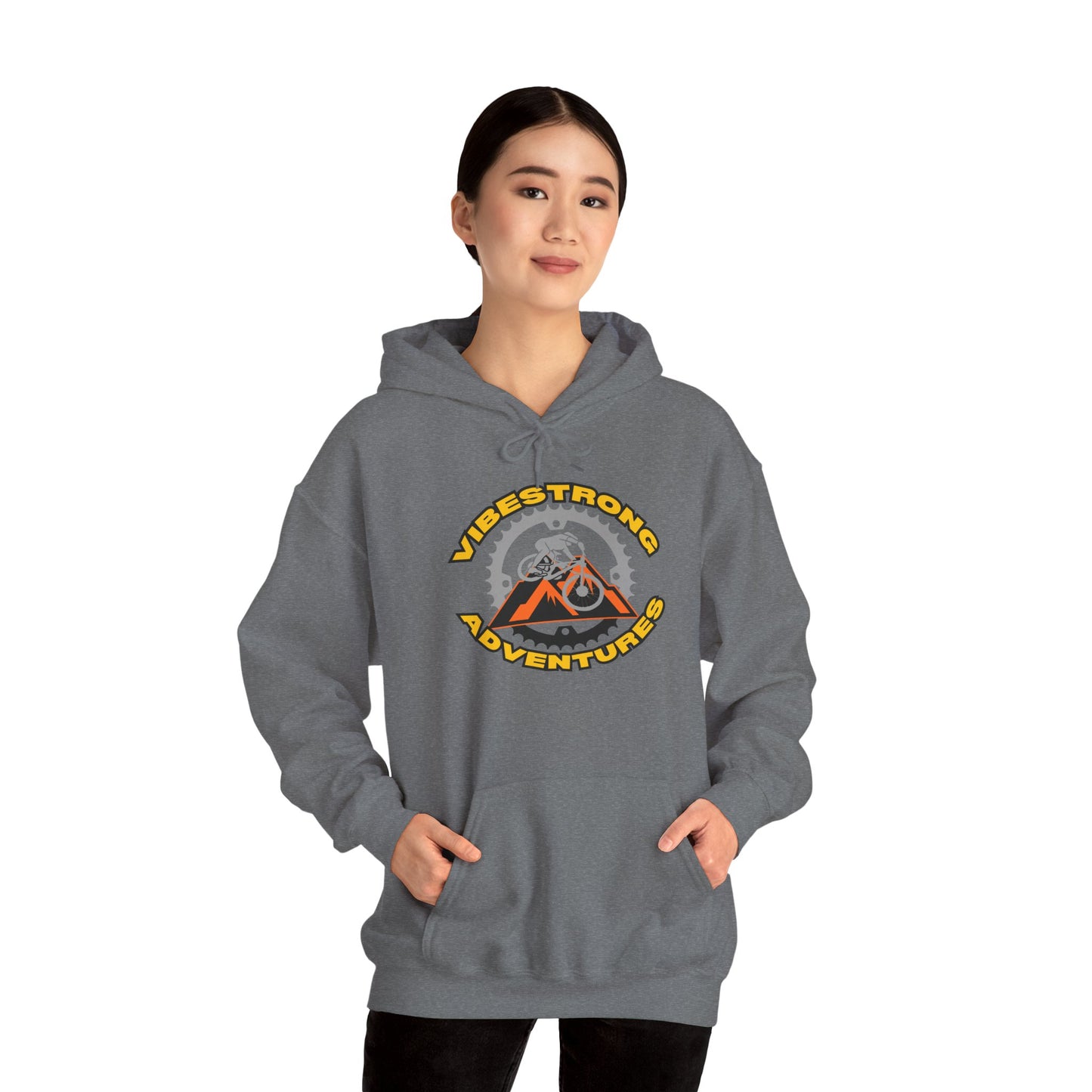 Adventure Vibes Hoodie | Unisex Heavy Blend Hooded Sweatshirt | Outdoor, Camping, Travel Apparel, Cool Gift for Explorers