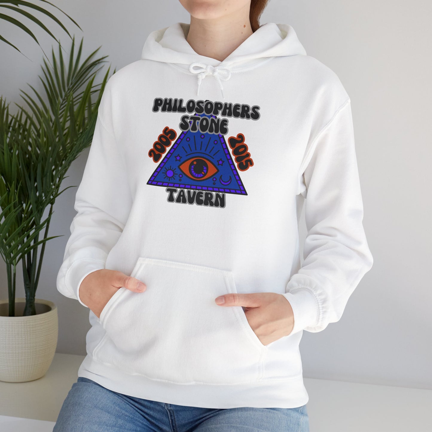Philosopher's Stone Tavern Hoodie - Unisex Heavy Blend™ Sweatshirt with Eye Design