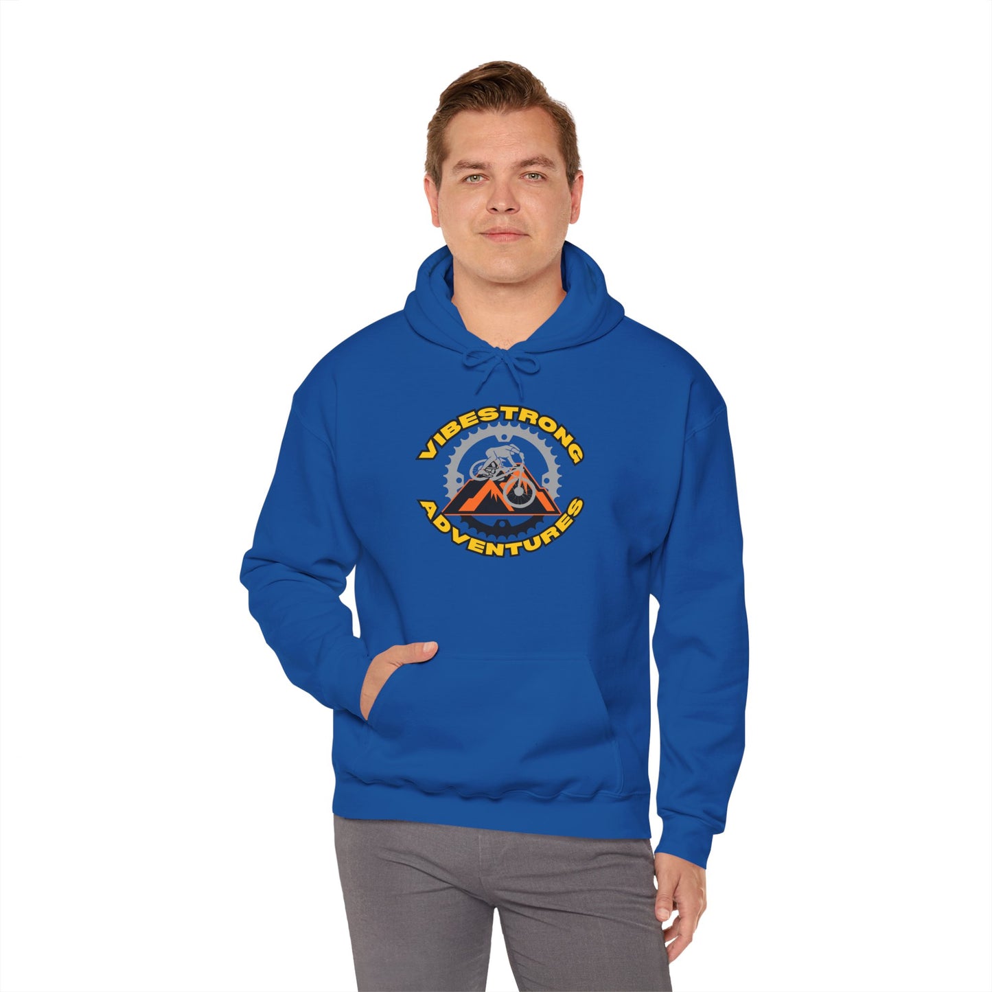 Adventure Vibes Hoodie | Unisex Heavy Blend Hooded Sweatshirt | Outdoor, Camping, Travel Apparel, Cool Gift for Explorers