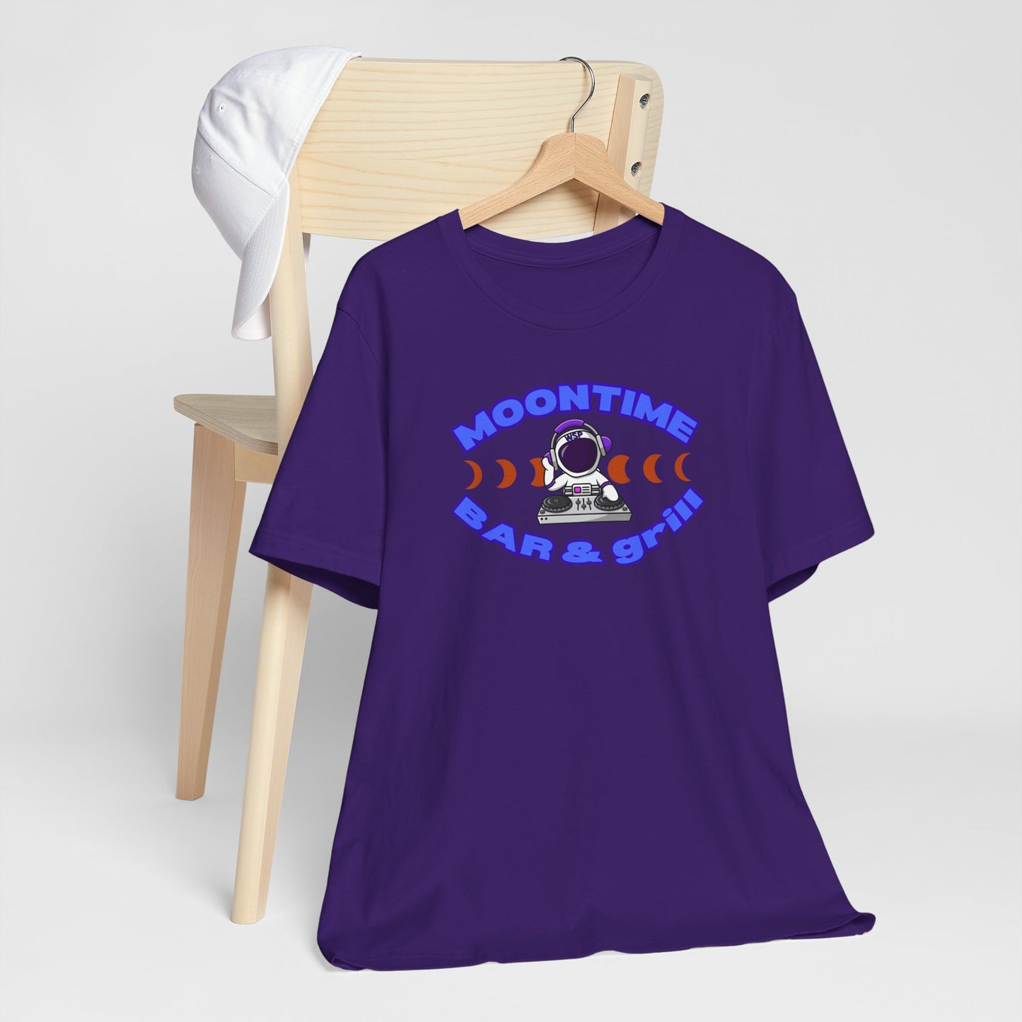 Moontime Bar & Grill Astronaut Tee - Unisex Jersey Short Sleeve T-Shirt