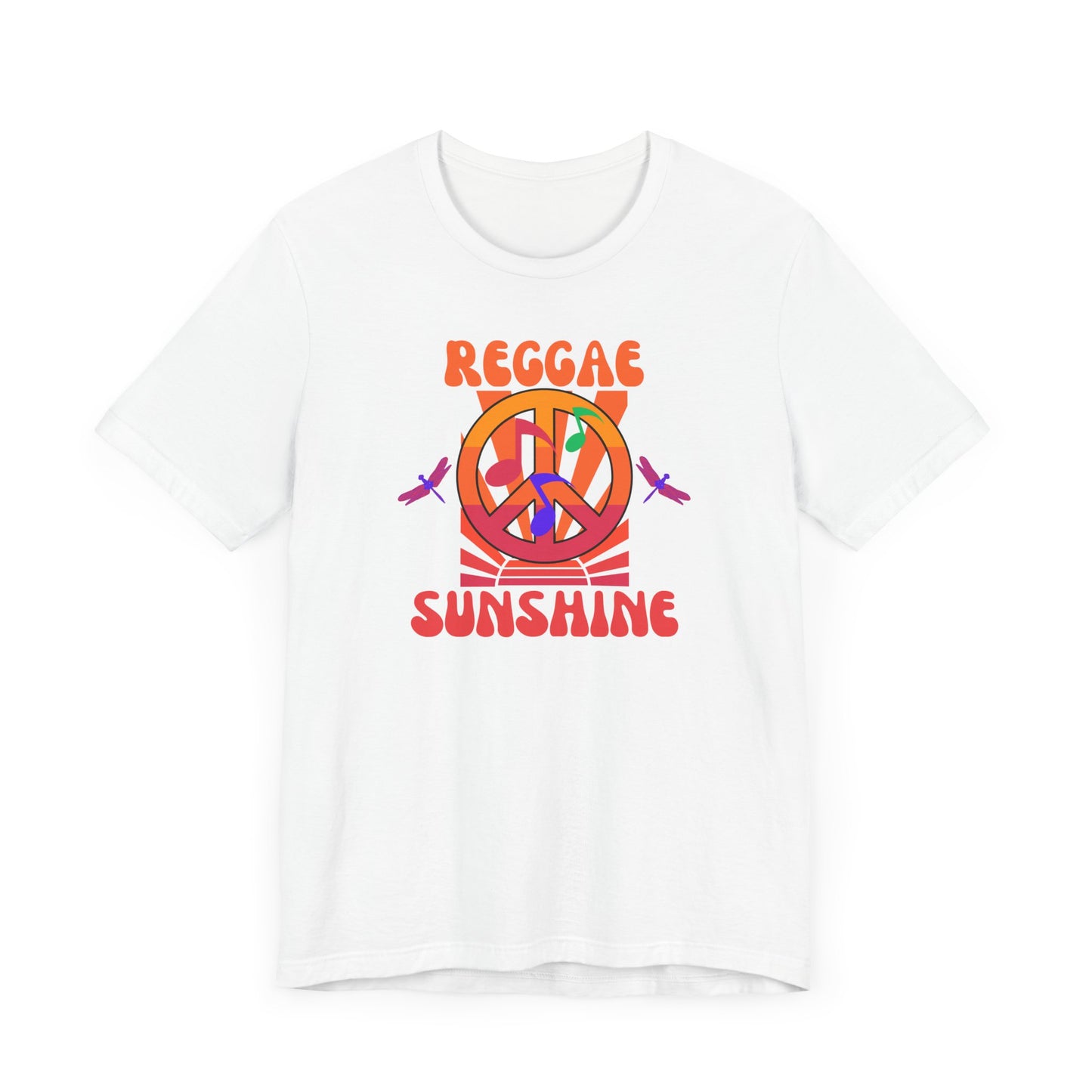 Retro Reggae Peace Vibes Tee