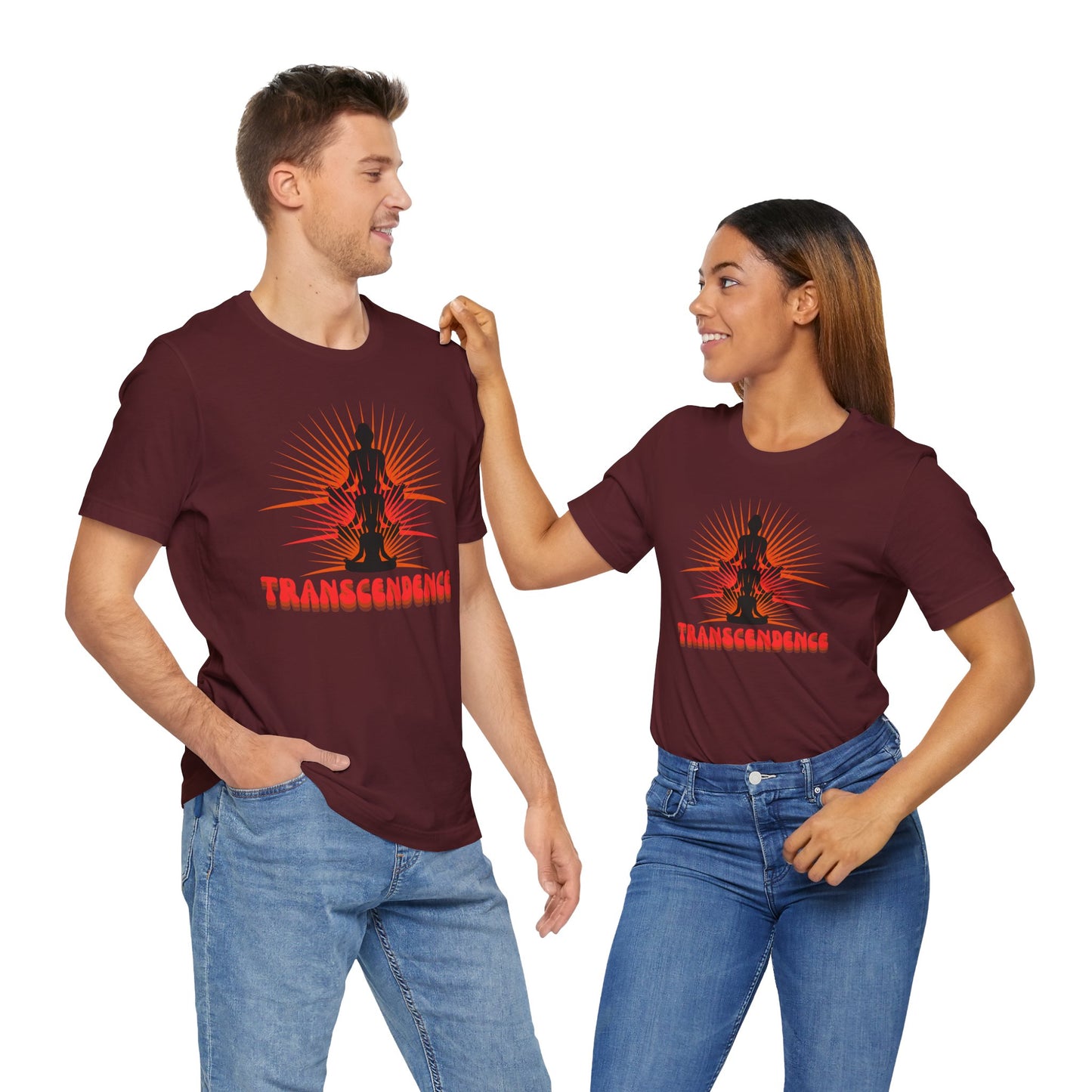 Transcendence Unisex Tee, Spiritual Shirt, Yoga Gift, Mindfulness Apparel, Meditation T-Shirt, Conscious Living Clothing