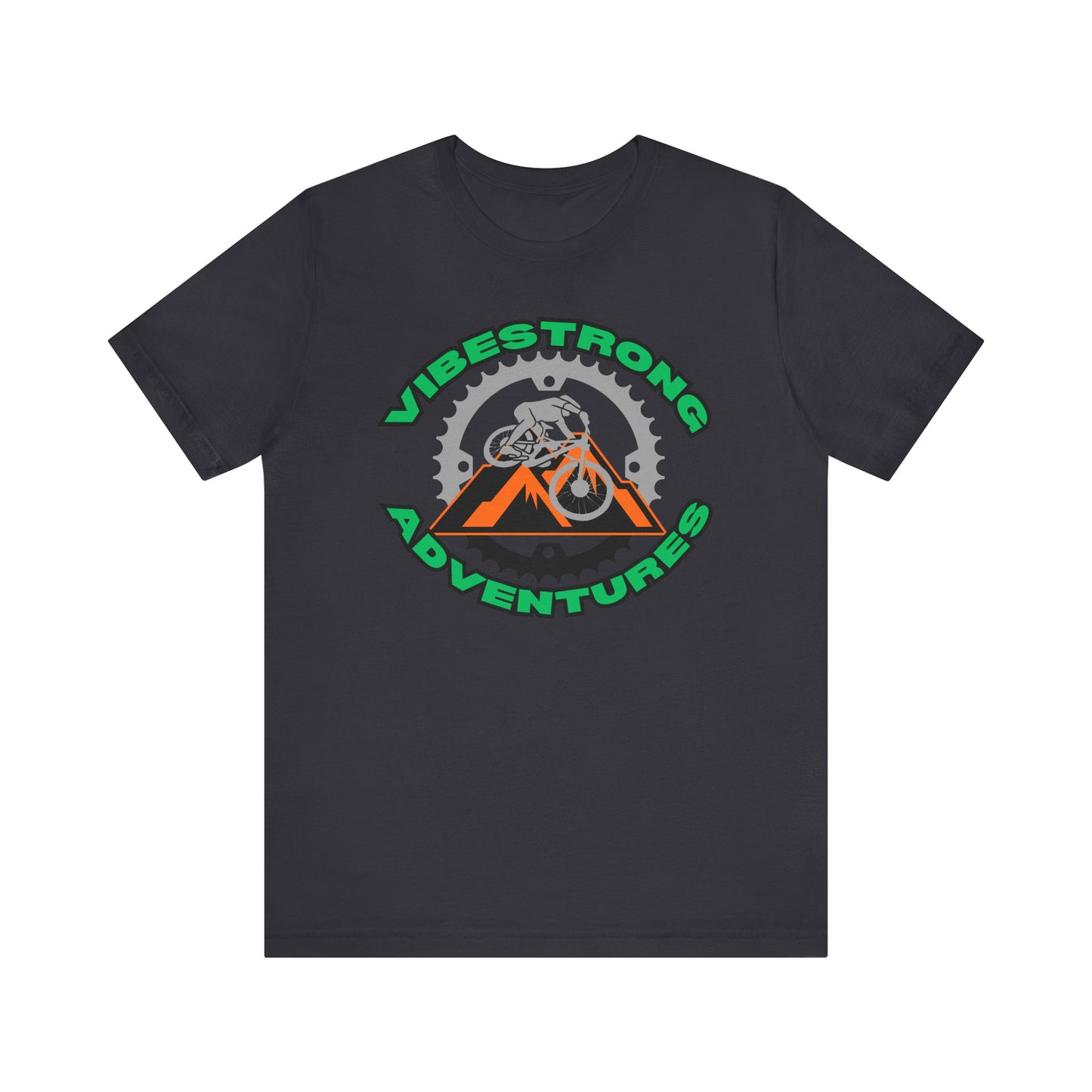 Outdoor Adventure Tee, Vibestrong Shirt, Gift for Adventurers, Biking Tee, Casual Wear, Summer Shirt