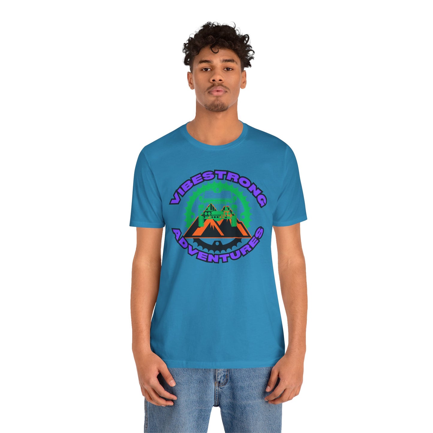 Vibrant Adventure Tee - Unisex Jersey Short Sleeve, Fun Outdoor Shirt, Travel Gift, Casual Wear, Summer Style, Adventure Lovers