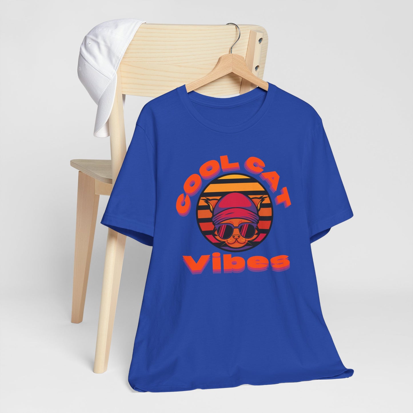 Cool Cat Vibes Unisex Tee - Retro Graphic Shirt for Chill Days