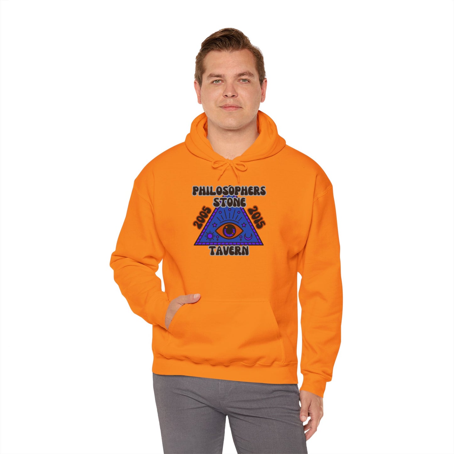Philosopher's Stone Tavern Hoodie - Unisex Heavy Blend™ Sweatshirt with Eye Design
