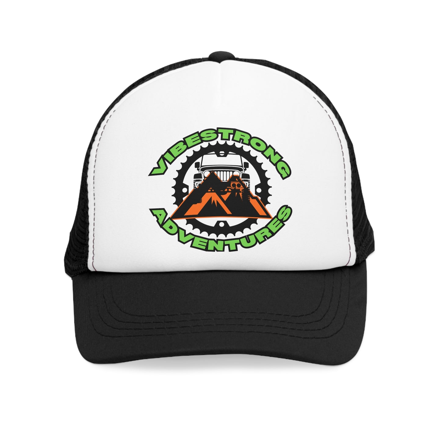 Adventure Vibes Mesh Cap – Outdoor Gear, Trucker Hat, Gift for Travelers, Camping Accessory, Summer Hat