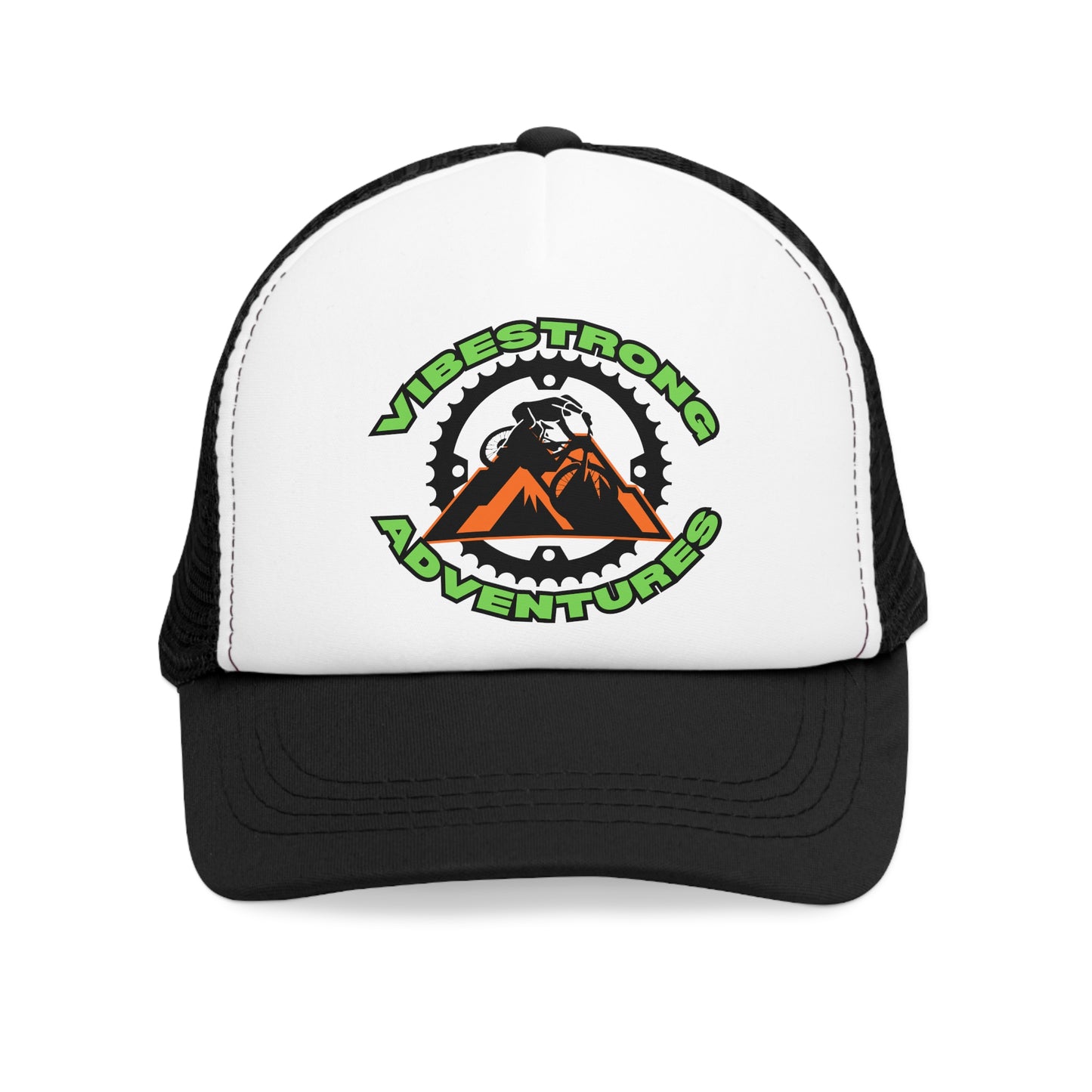 Adventure Mesh Cap, Outdoor Cap, Vibes Strong Hat, Gifts for Adventurers, Summer Hat, Hiking Cap