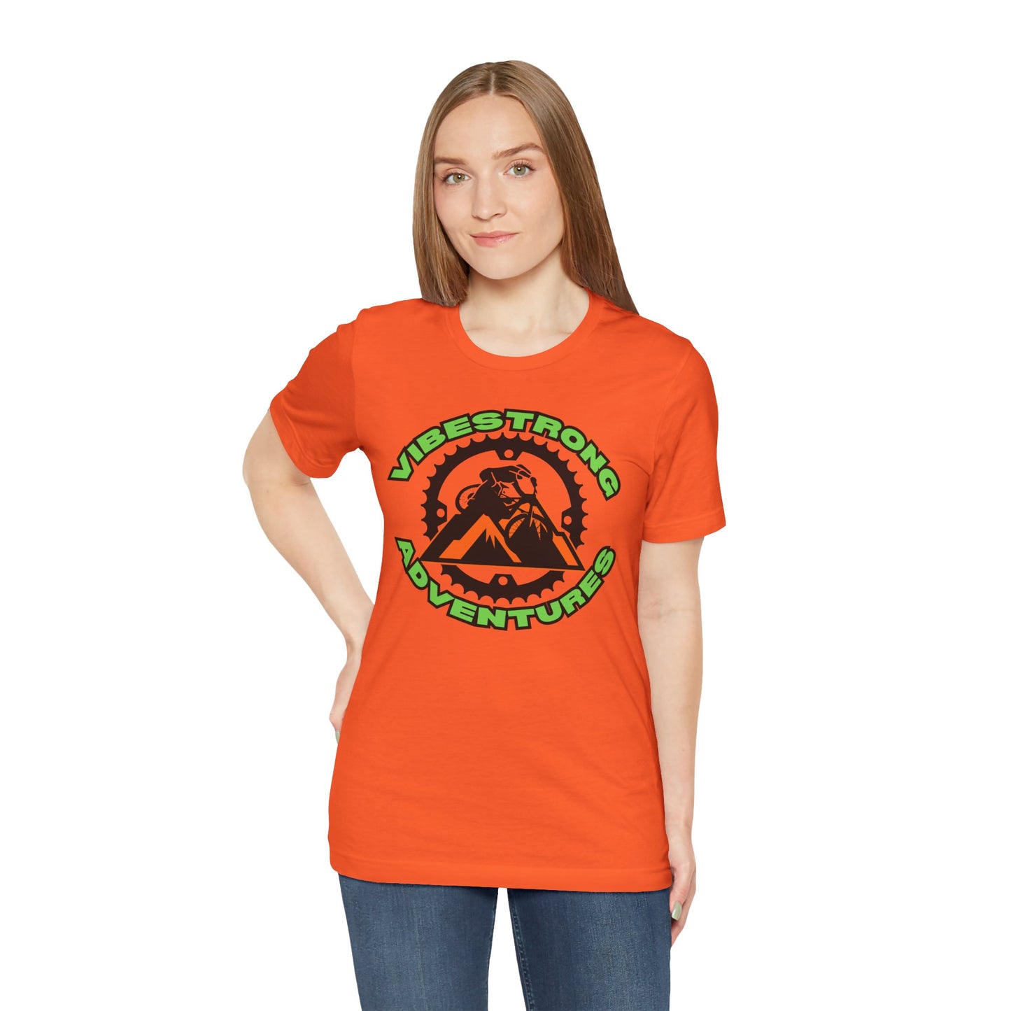 VibeStrong Adventures Tee - Unisex Outdoor Shirt, Gift for Adventurers, Travel Apparel, Nature Lover Clothing, Casual Wear