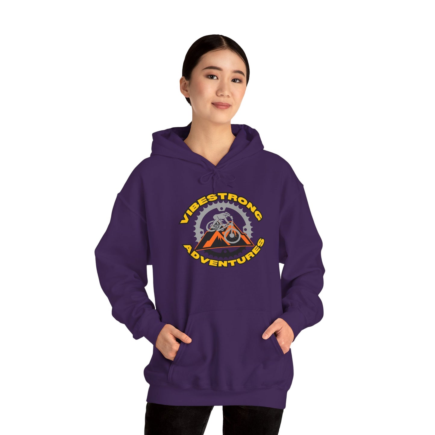 Adventure Vibes Hoodie | Unisex Heavy Blend Hooded Sweatshirt | Outdoor, Camping, Travel Apparel, Cool Gift for Explorers