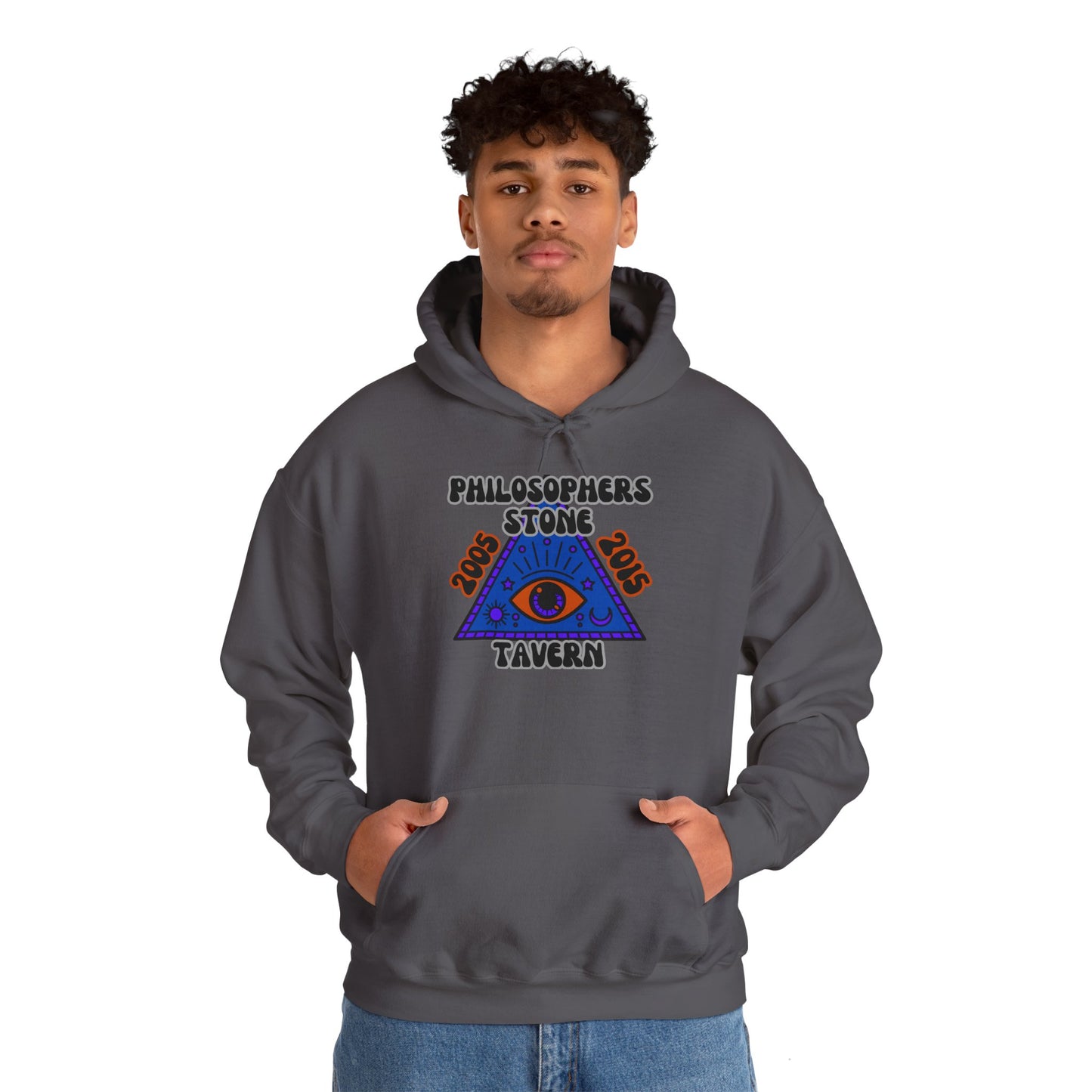 Philosopher's Stone Tavern Hoodie - Unisex Heavy Blend™ Sweatshirt with Eye Design
