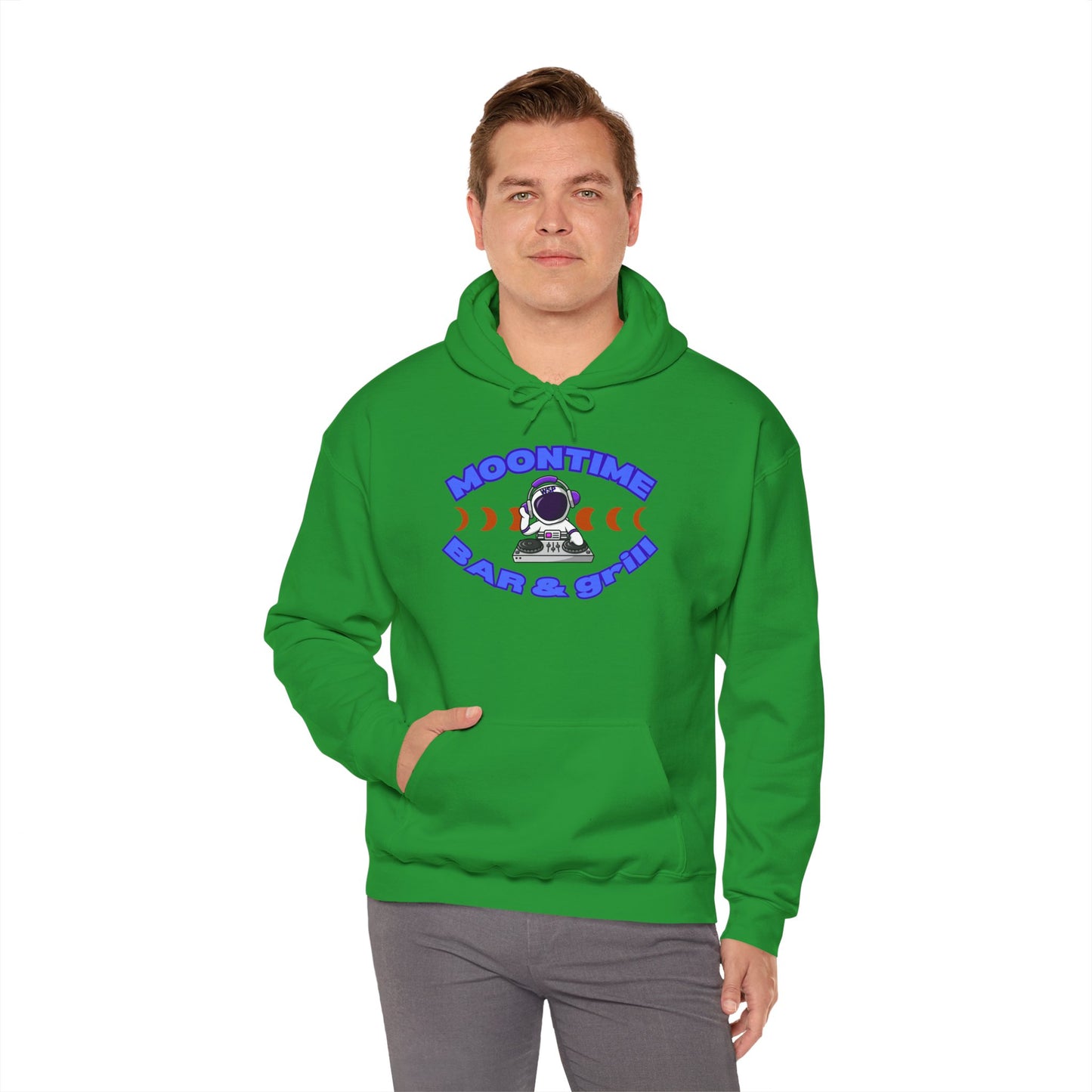 Astronaut Themed Unisex Hoodie - Moontime Bar & Grill