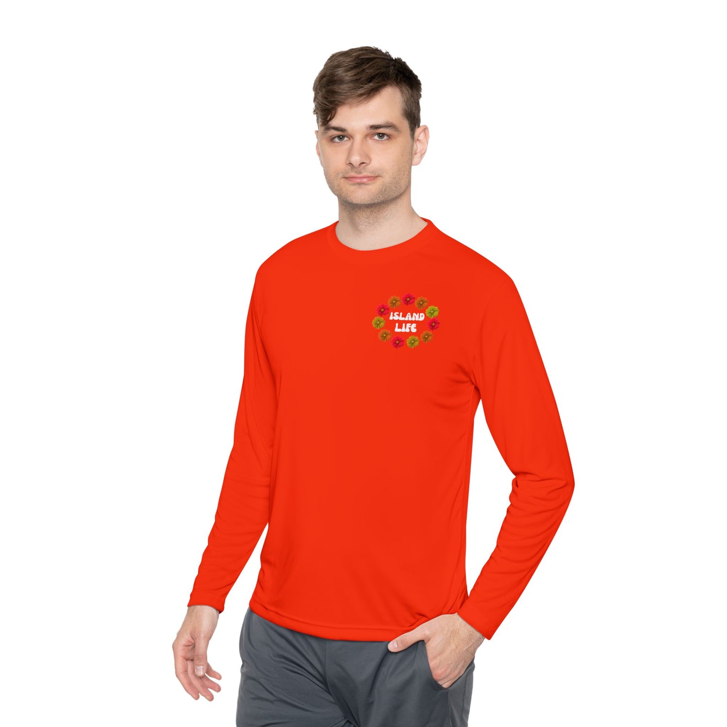 Island Life Long Sleeve Tee - Perfect for Tropical Vibes, Casual Wear, Vacation, Beach Parties, Summer Celebrations