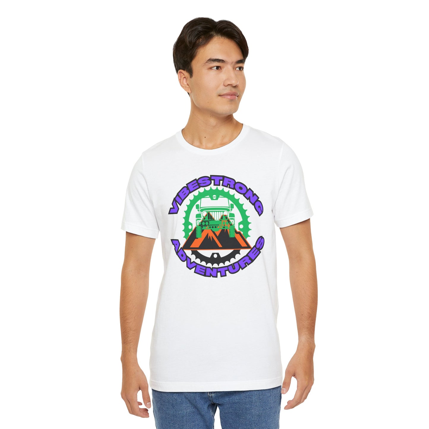 Vibrant Adventure Tee - Unisex Jersey Short Sleeve, Fun Outdoor Shirt, Travel Gift, Casual Wear, Summer Style, Adventure Lovers
