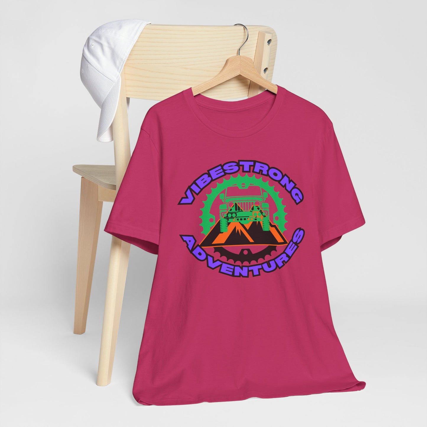 Vibrant Adventure Tee - Unisex Jersey Short Sleeve, Fun Outdoor Shirt, Travel Gift, Casual Wear, Summer Style, Adventure Lovers