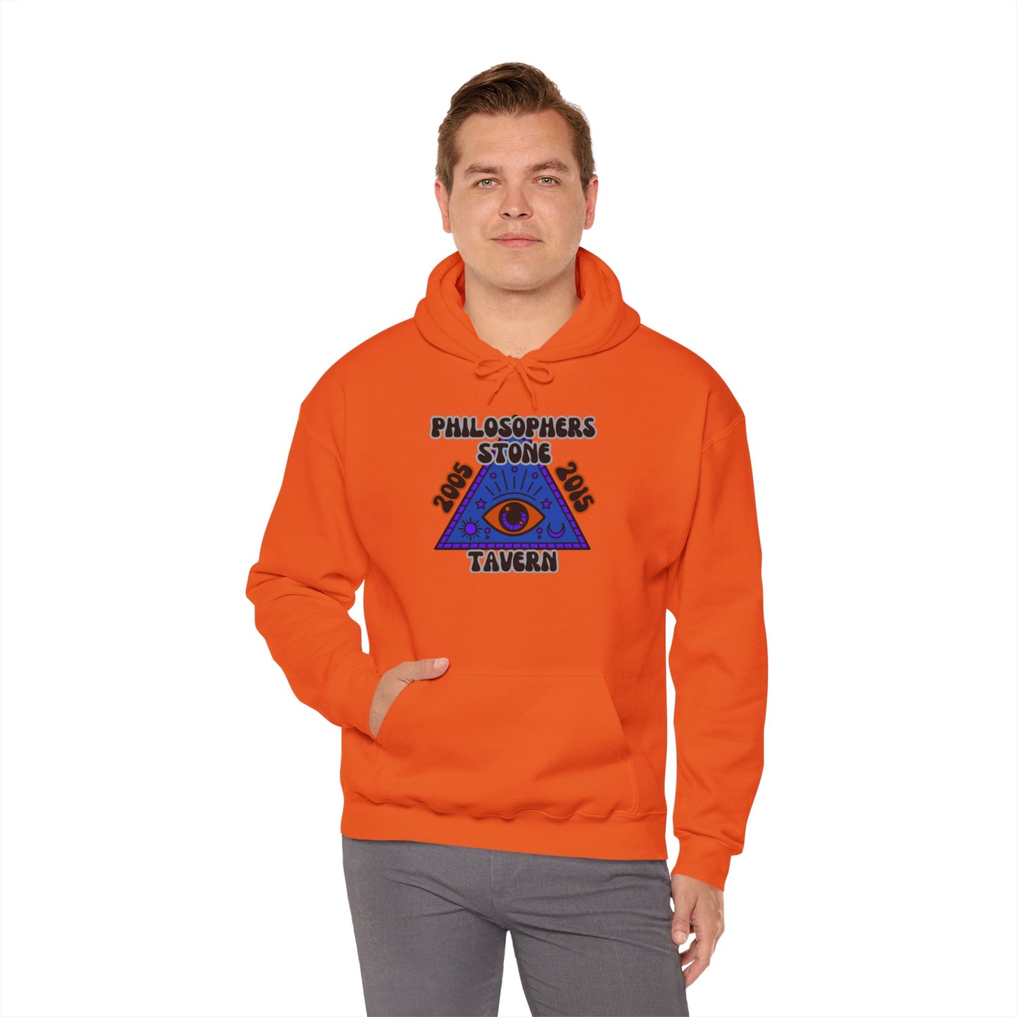 Philosopher's Stone Tavern Hoodie - Unisex Heavy Blend™ Sweatshirt with Eye Design