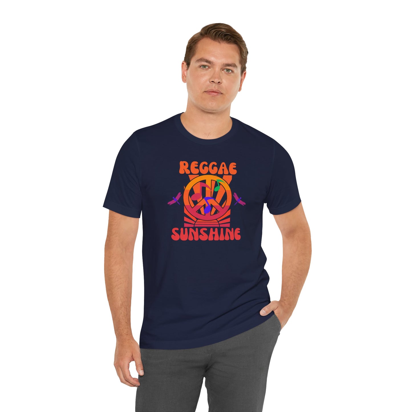 Retro Reggae Peace Vibes Tee