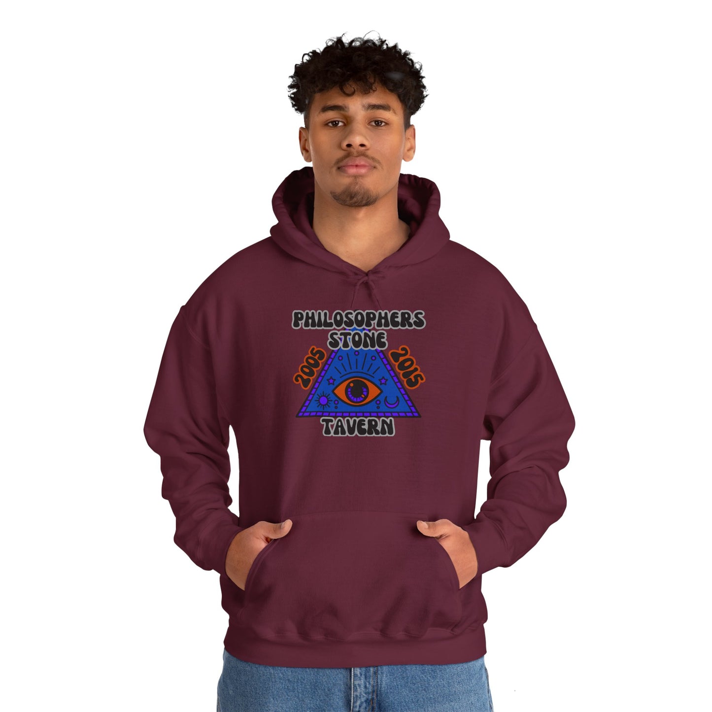 Philosopher's Stone Tavern Hoodie - Unisex Heavy Blend™ Sweatshirt with Eye Design