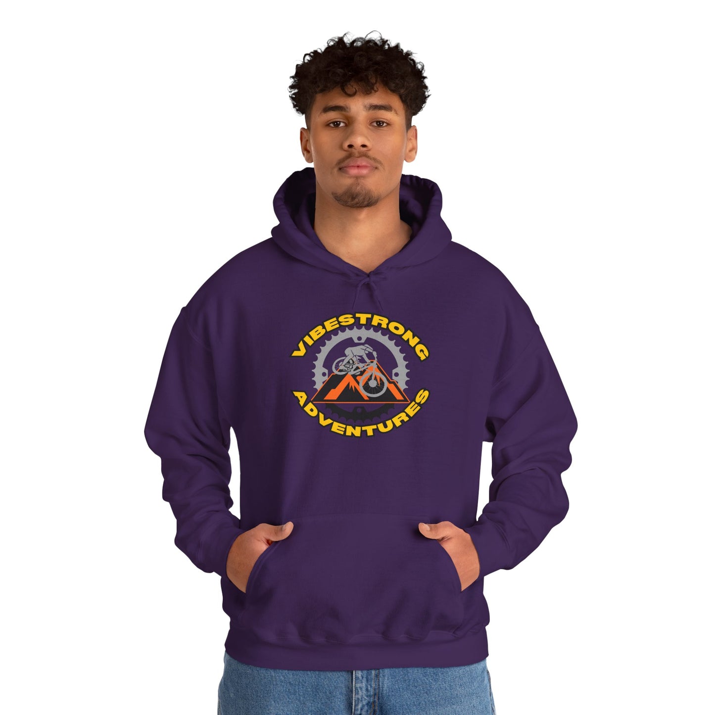 Adventure Vibes Hoodie | Unisex Heavy Blend Hooded Sweatshirt | Outdoor, Camping, Travel Apparel, Cool Gift for Explorers