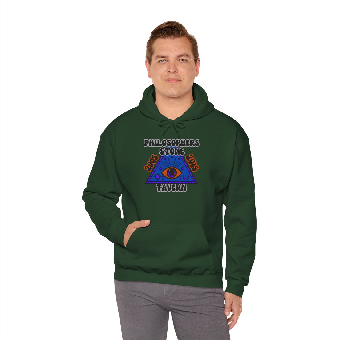 Philosopher's Stone Tavern Hoodie - Unisex Heavy Blend™ Sweatshirt with Eye Design