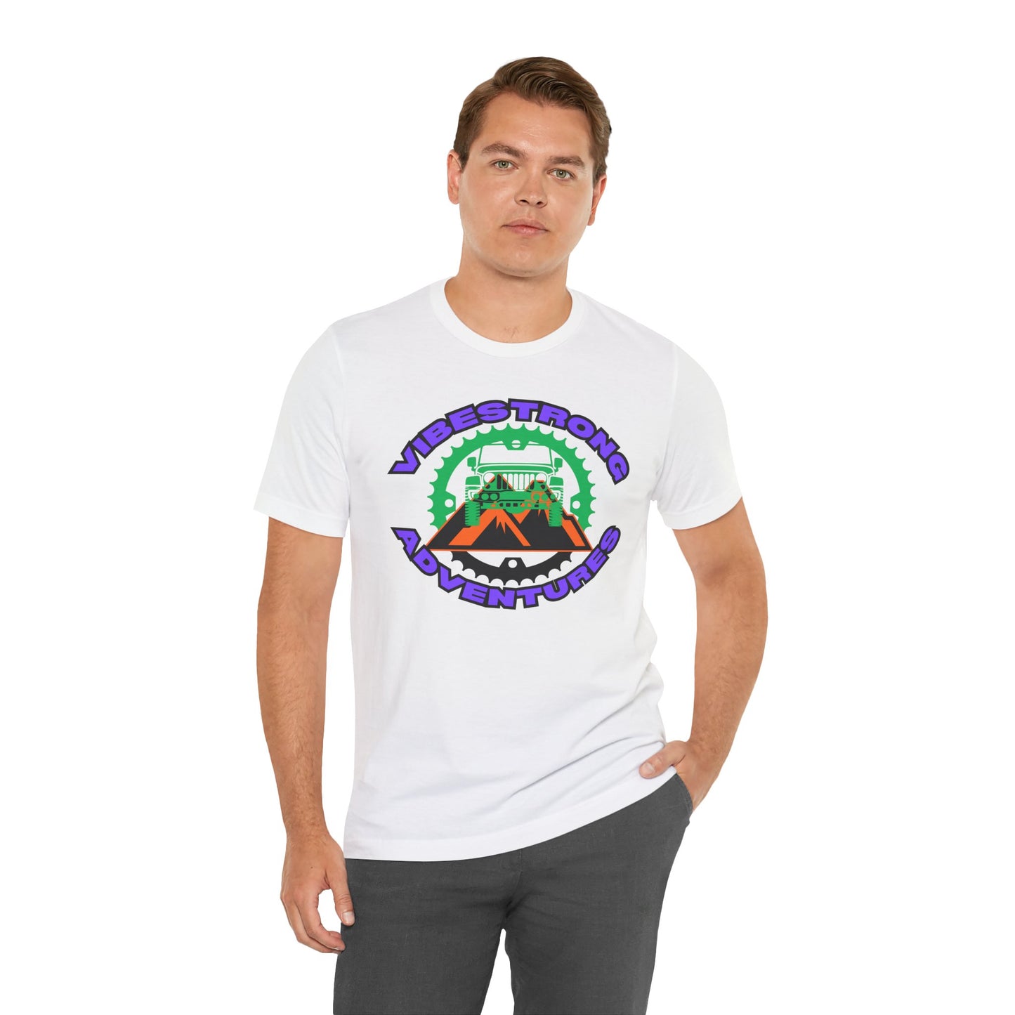 Vibrant Adventure Tee - Unisex Jersey Short Sleeve, Fun Outdoor Shirt, Travel Gift, Casual Wear, Summer Style, Adventure Lovers