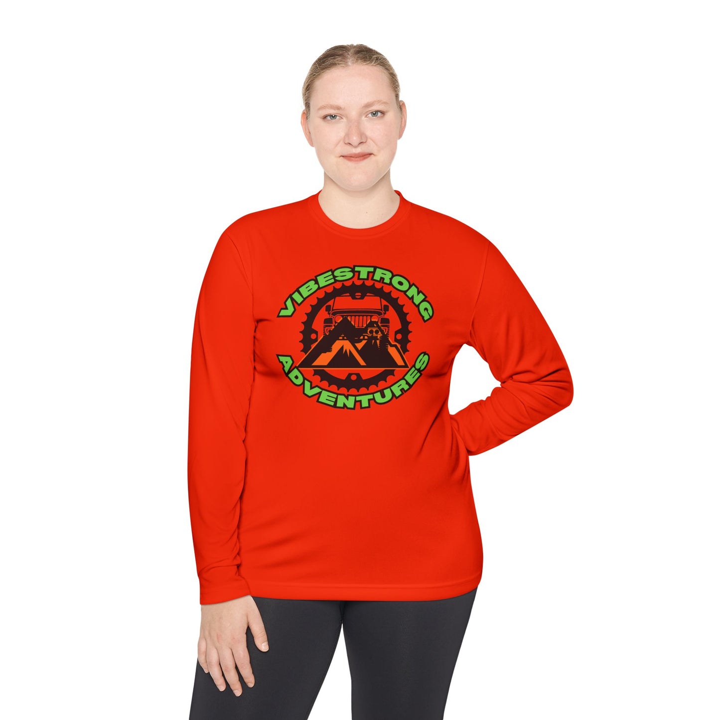 VibeStrong Adventure Tee | Unisex Long Sleeve T-Shirt, Outdoor Shirt, Travel Essentials, Adventure Gear, Gift for Explorers
