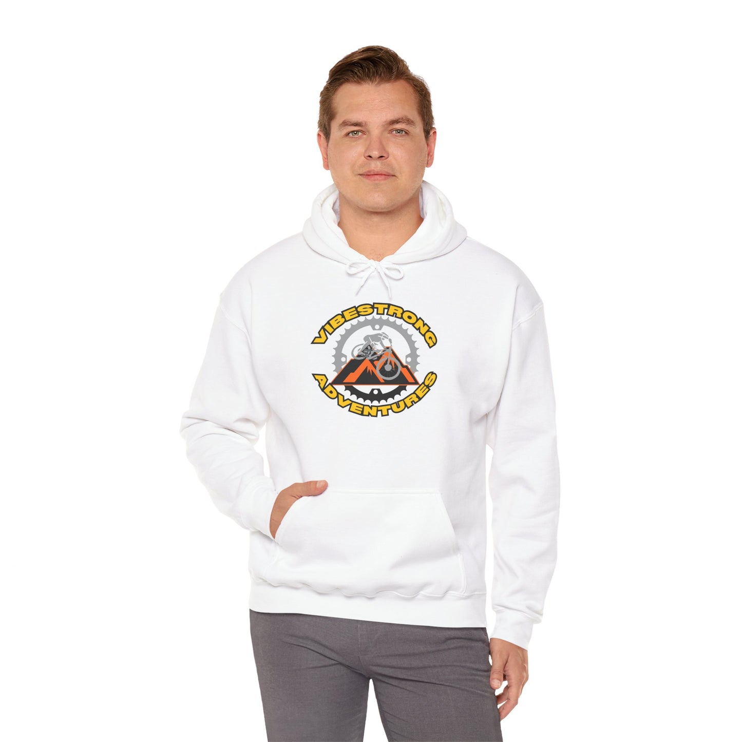 Adventure Vibes Hoodie | Unisex Heavy Blend Hooded Sweatshirt | Outdoor, Camping, Travel Apparel, Cool Gift for Explorers