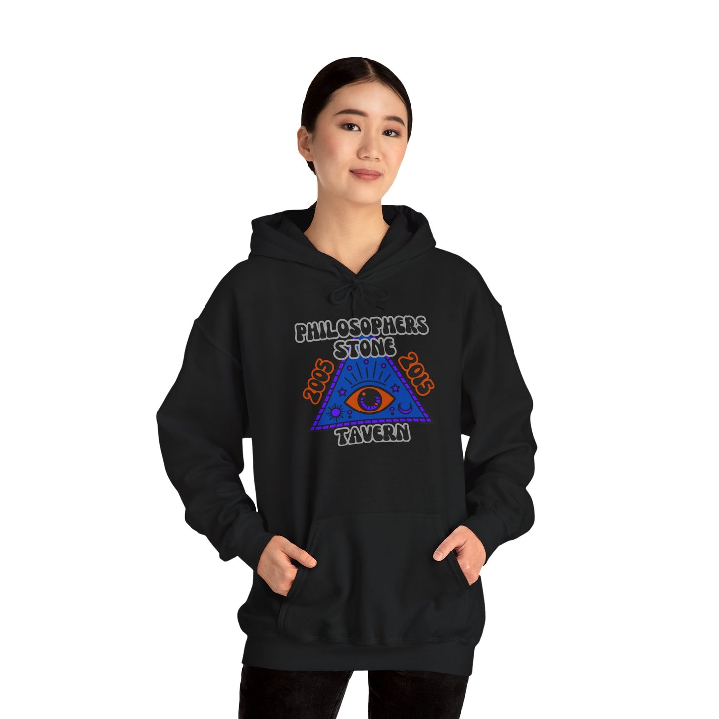 Philosopher's Stone Tavern Hoodie - Unisex Heavy Blend™ Sweatshirt with Eye Design