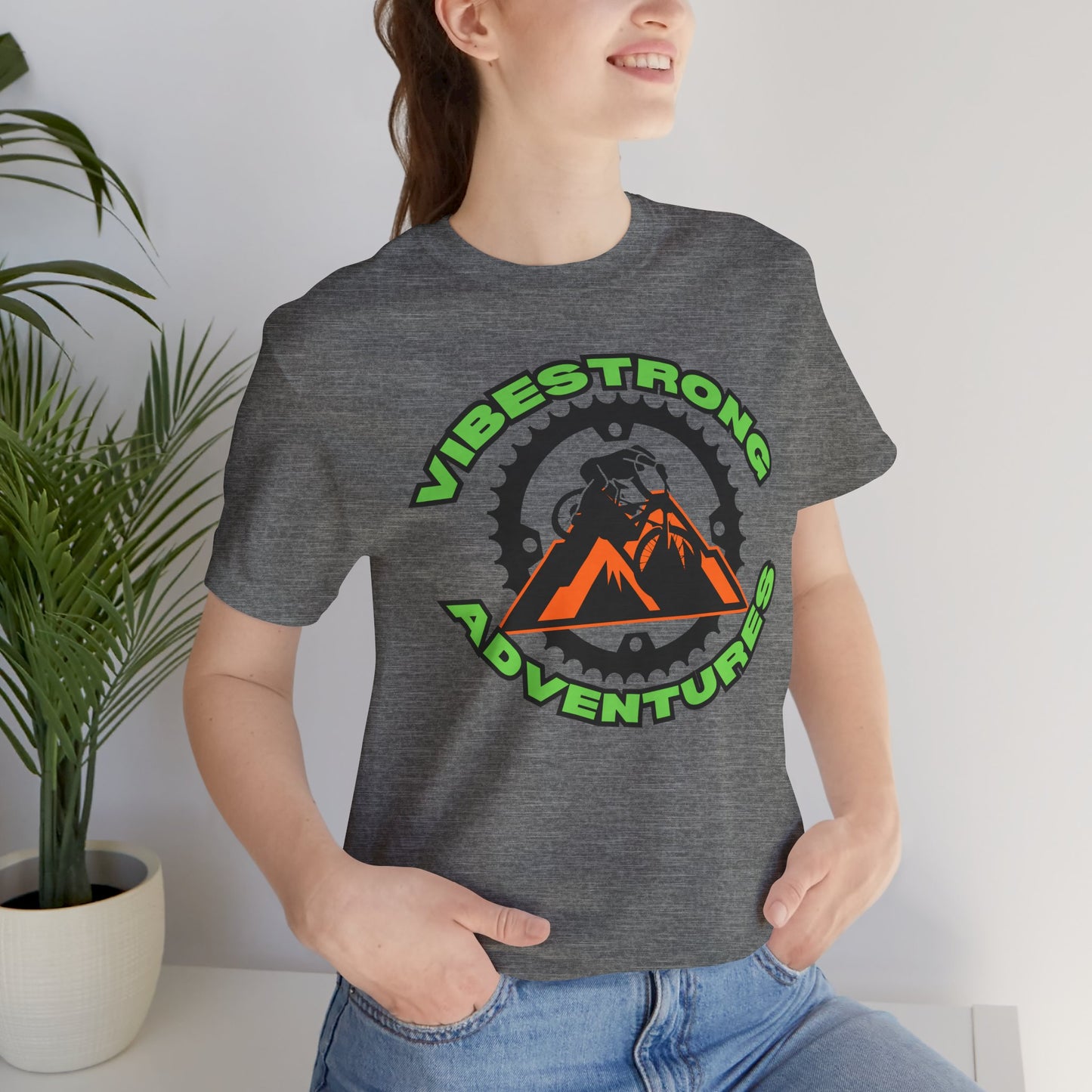VibeStrong Adventures Tee - Unisex Outdoor Shirt, Gift for Adventurers, Travel Apparel, Nature Lover Clothing, Casual Wear