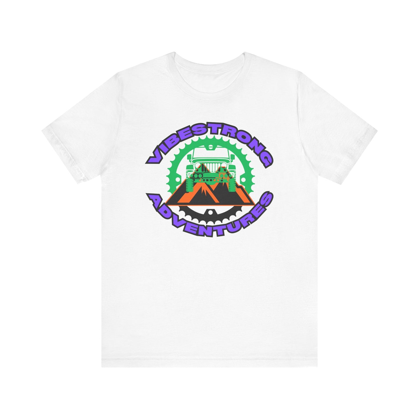 Vibrant Adventure Tee - Unisex Jersey Short Sleeve, Fun Outdoor Shirt, Travel Gift, Casual Wear, Summer Style, Adventure Lovers