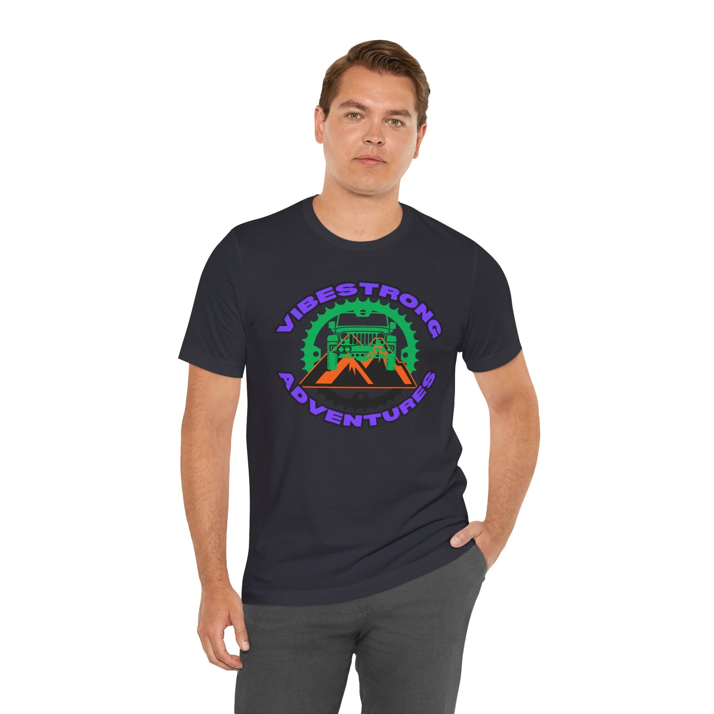 Vibrant Adventure Tee - Unisex Jersey Short Sleeve, Fun Outdoor Shirt, Travel Gift, Casual Wear, Summer Style, Adventure Lovers