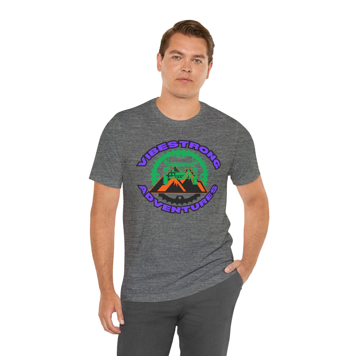 Vibrant Adventure Tee - Unisex Jersey Short Sleeve, Fun Outdoor Shirt, Travel Gift, Casual Wear, Summer Style, Adventure Lovers