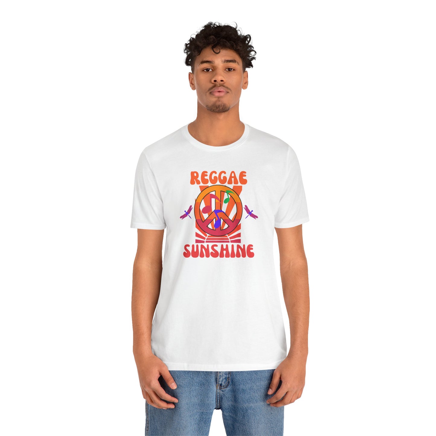 Retro Reggae Peace Vibes Tee