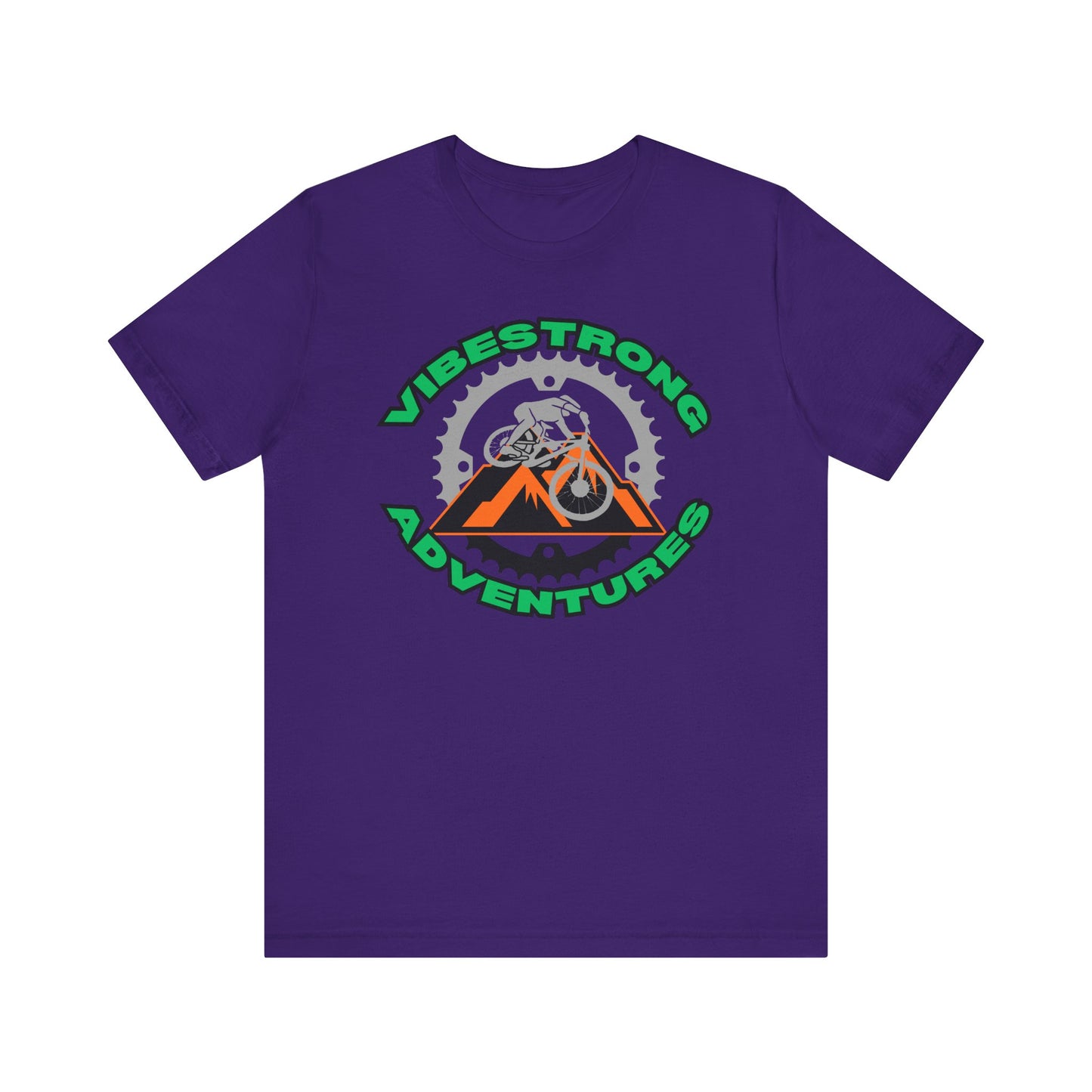Outdoor Adventure Tee, Vibestrong Shirt, Gift for Adventurers, Biking Tee, Casual Wear, Summer Shirt