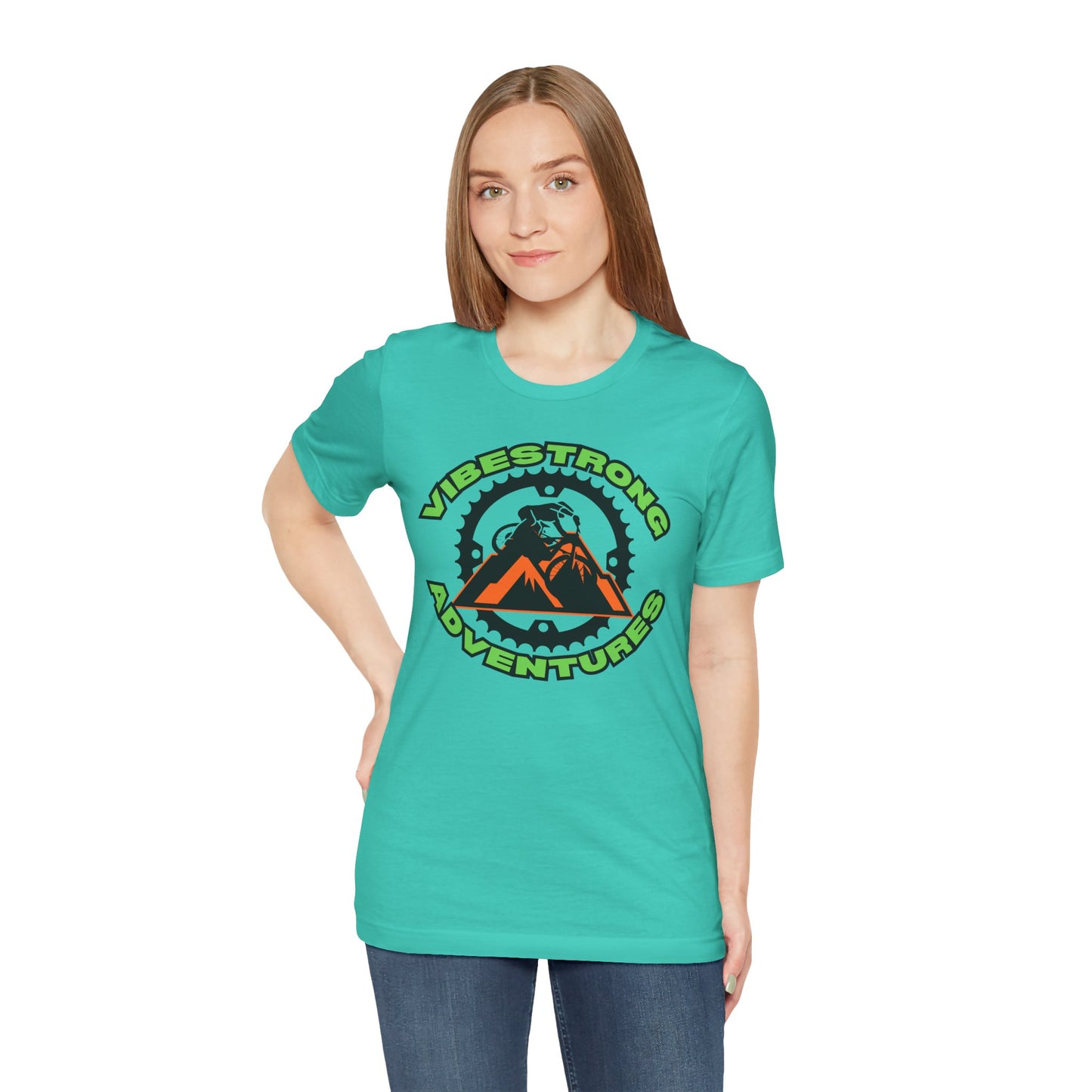 VibeStrong Adventures Tee - Unisex Outdoor Shirt, Gift for Adventurers, Travel Apparel, Nature Lover Clothing, Casual Wear